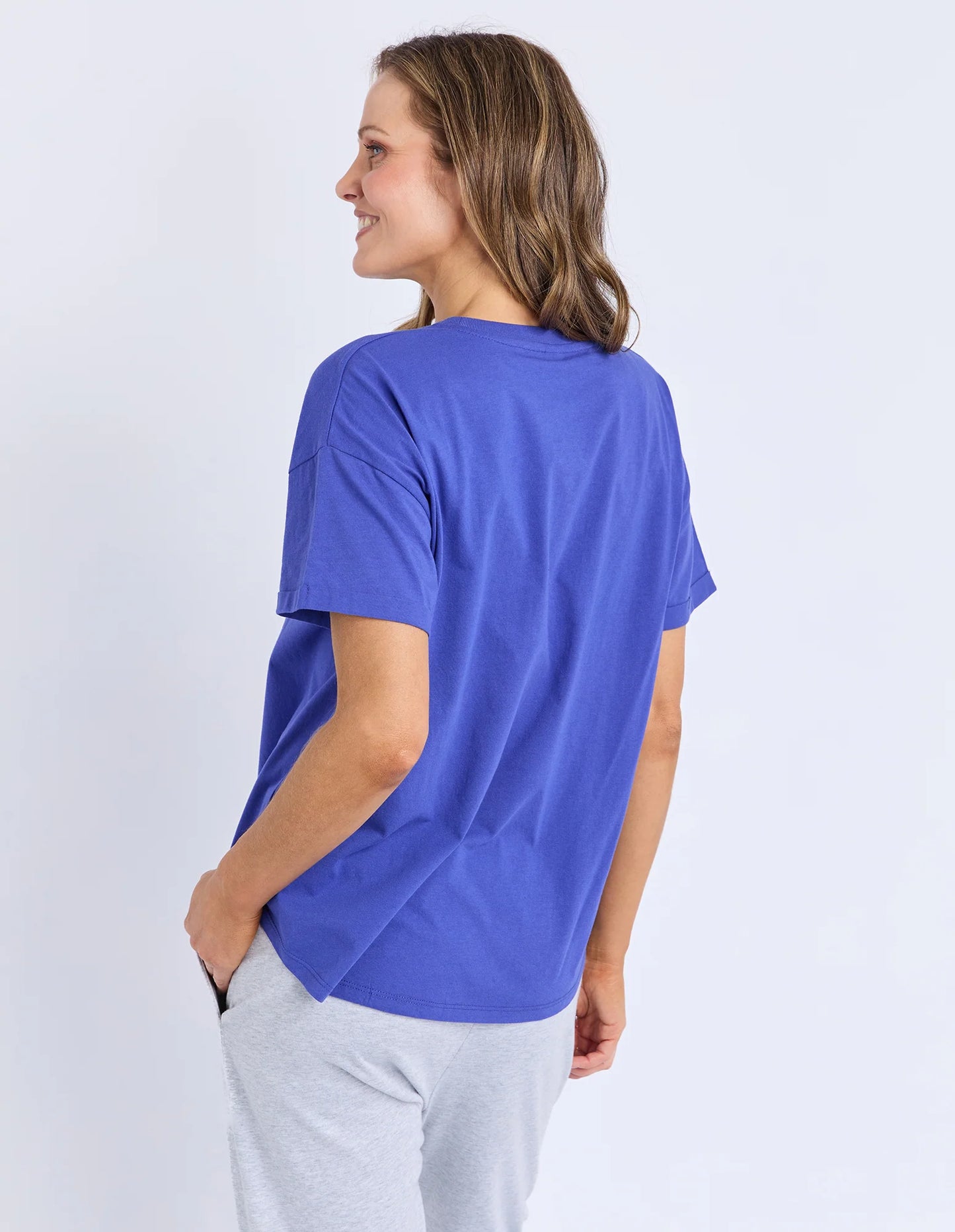 Elm Halli S/S Tee Ocean Blue