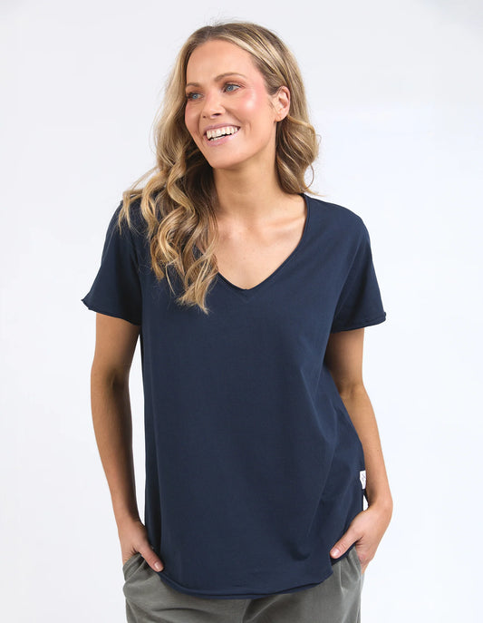 Elm Pima Vee Tee Navy