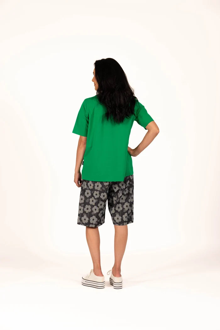 Jellicoe The Basic Tee Green Flower