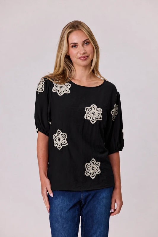 Classified Monaco Top in Black