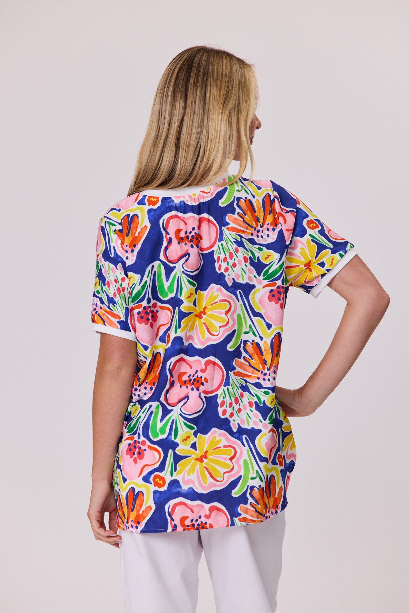 Classified Bloom Pop Top Colbalt