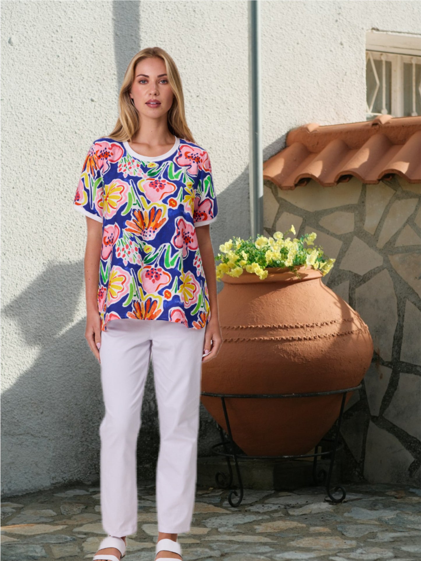 Classified Bloom Pop Top Colbalt