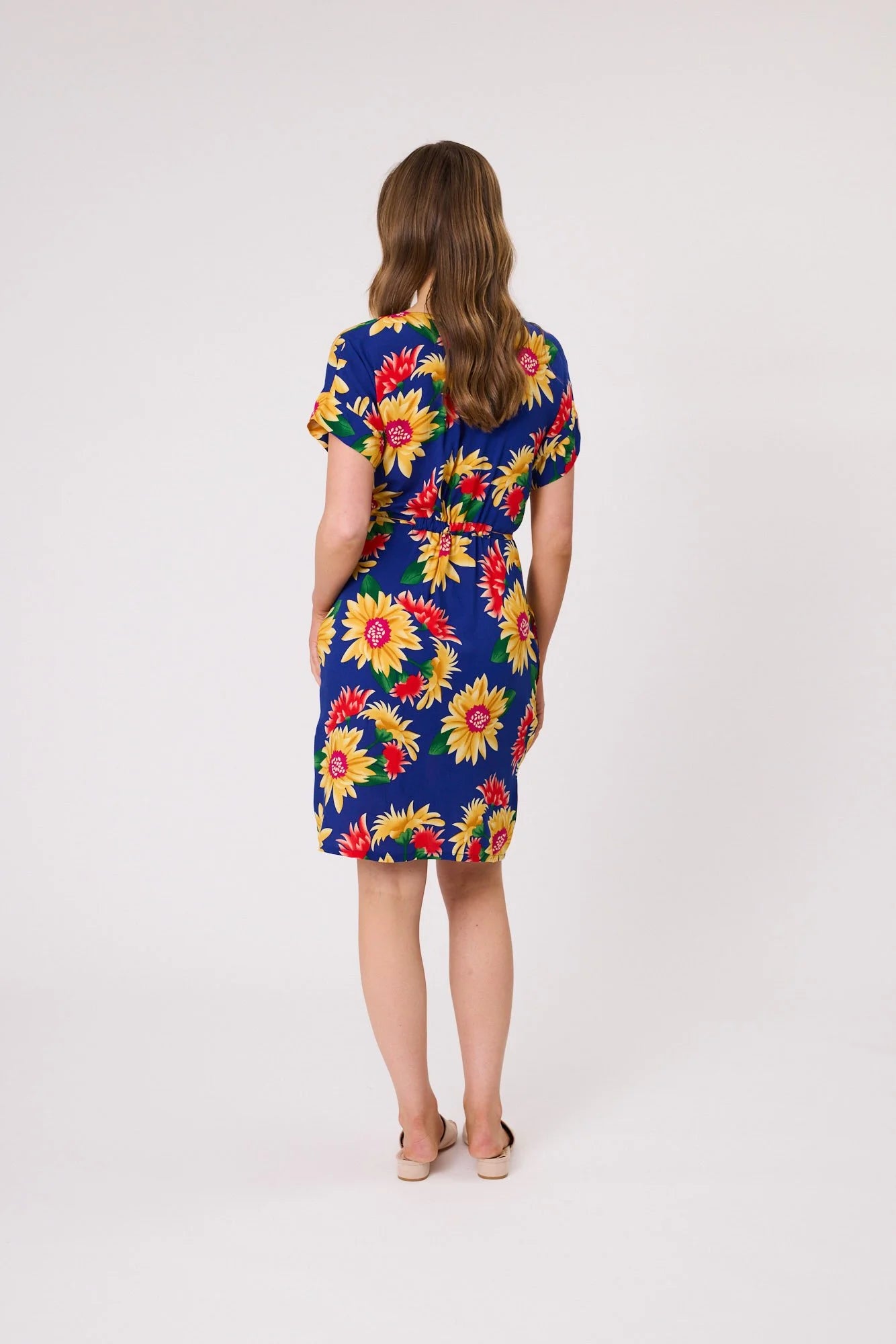 Democracy Blakely Printed Dress Colbalt