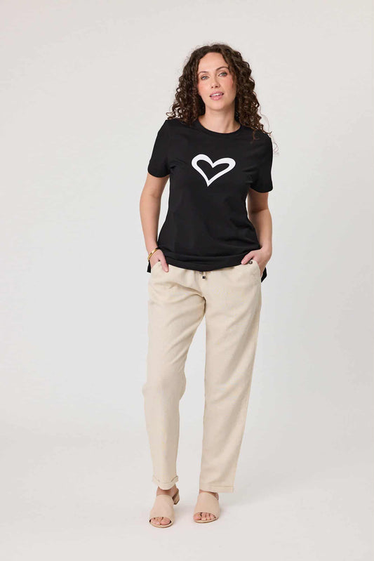 Jet Blonde Linen Pant Biscuit