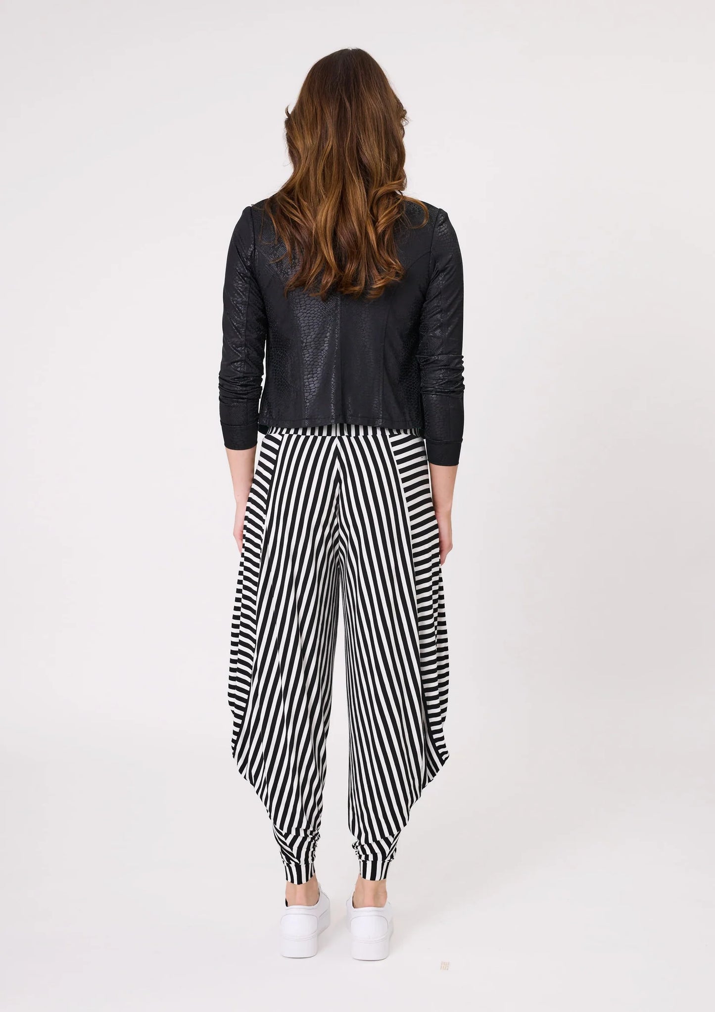 Lemon Tree Design Lenka Pant Black White Stripe