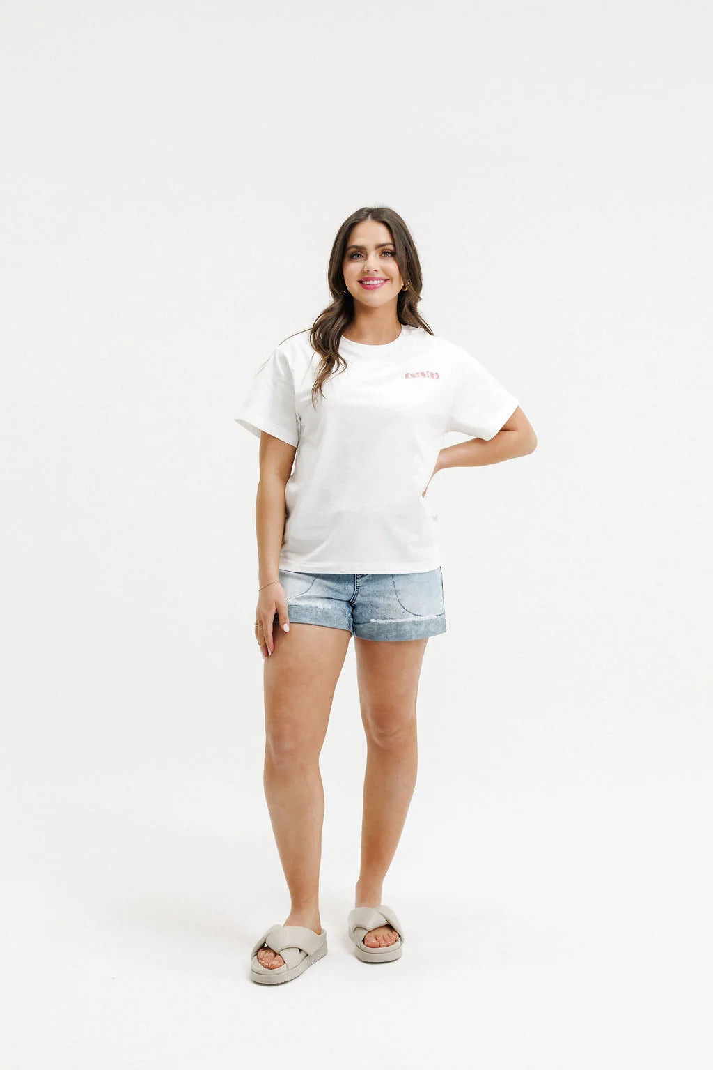 Home-lee Rony Tee - Cherry Out of Office