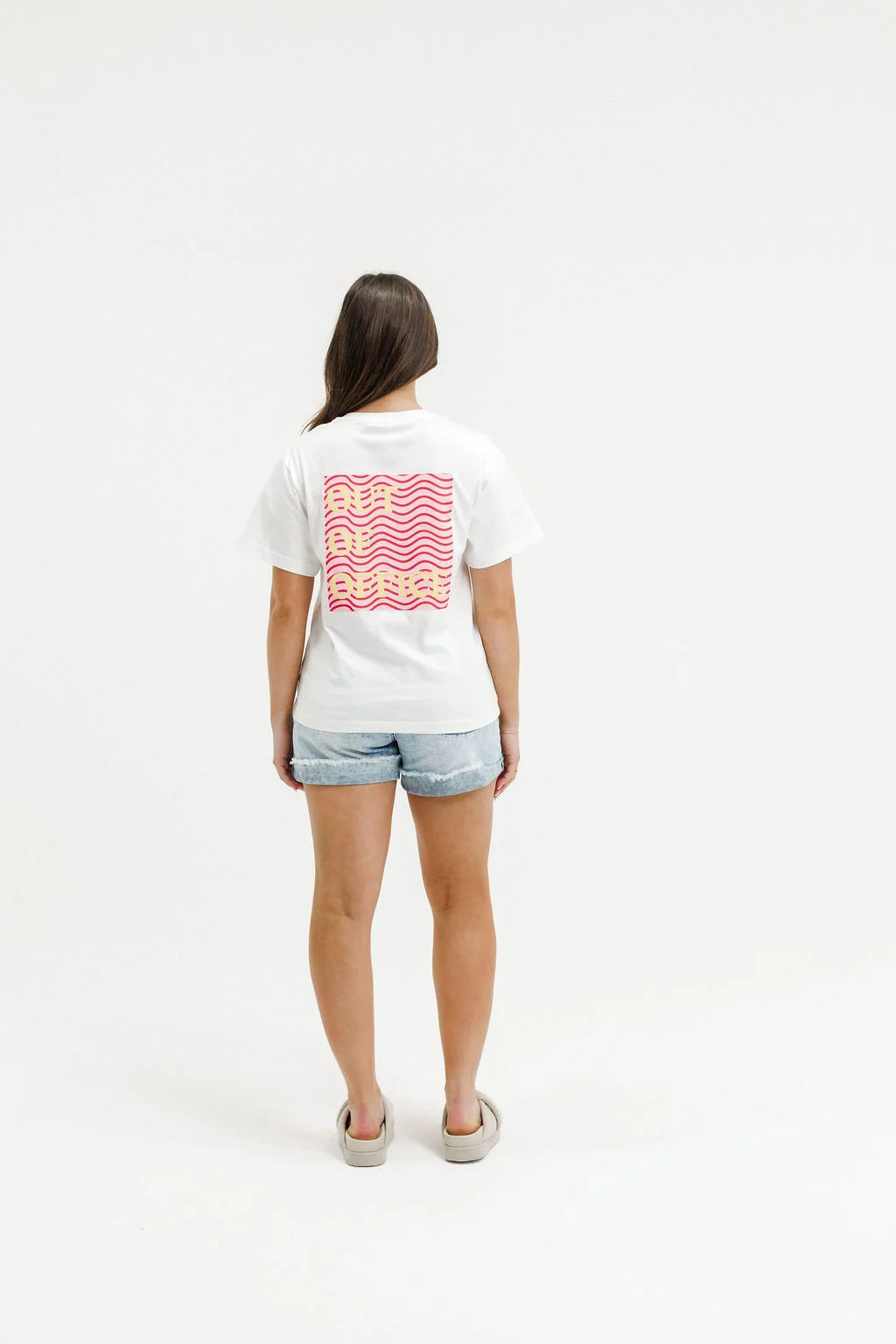 Home-lee Rony Tee - Cherry Out of Office