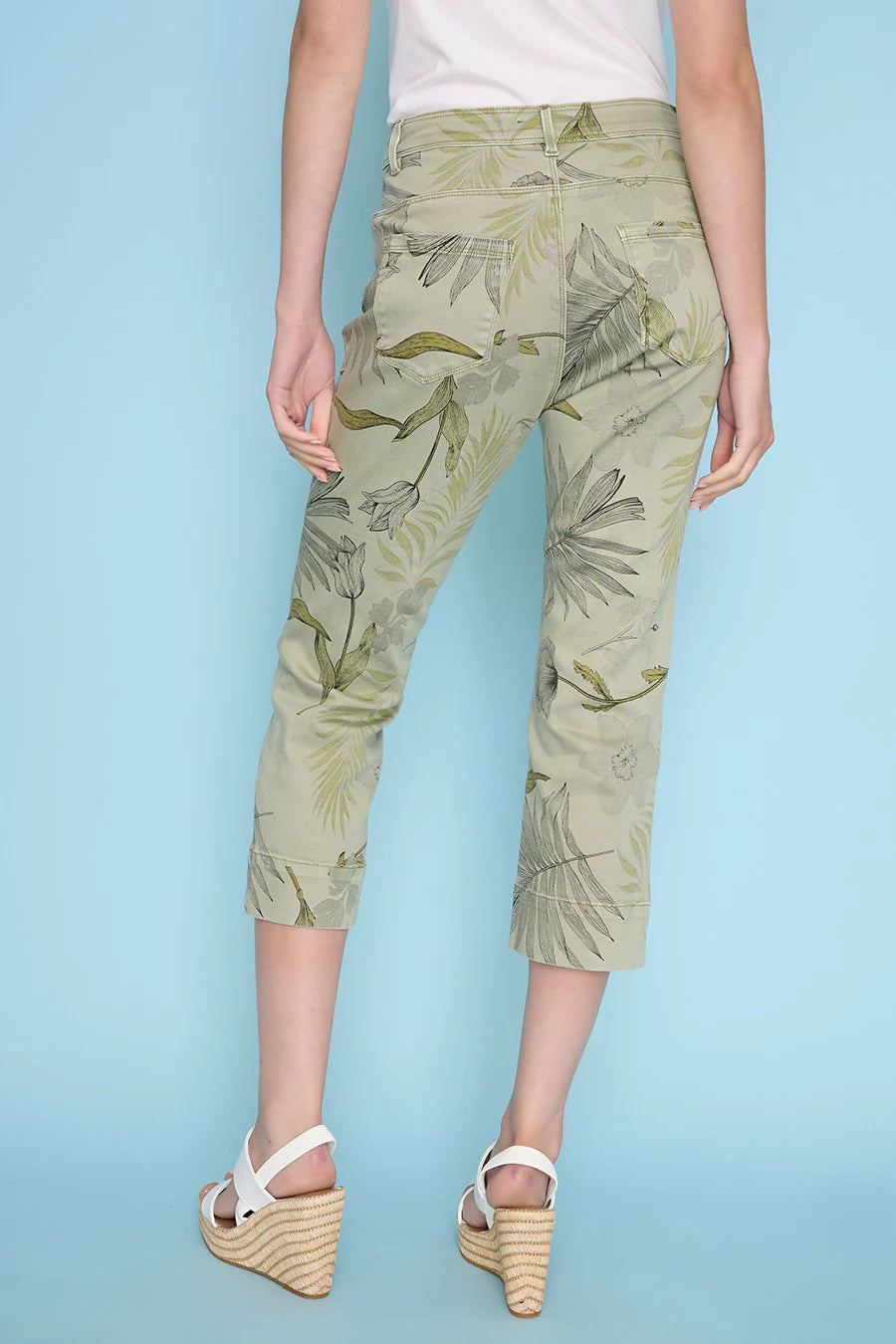 Picadilly Printed Cropped Jeans