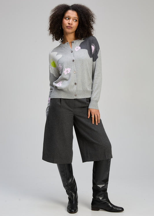 Zaket & Plover Petal Play Cardi Marl