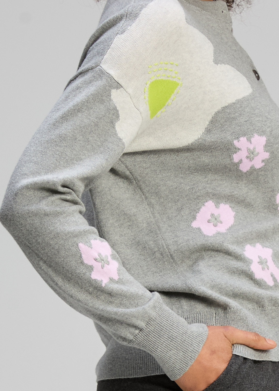 Zaket & Plover Petal Play Cardi Marl