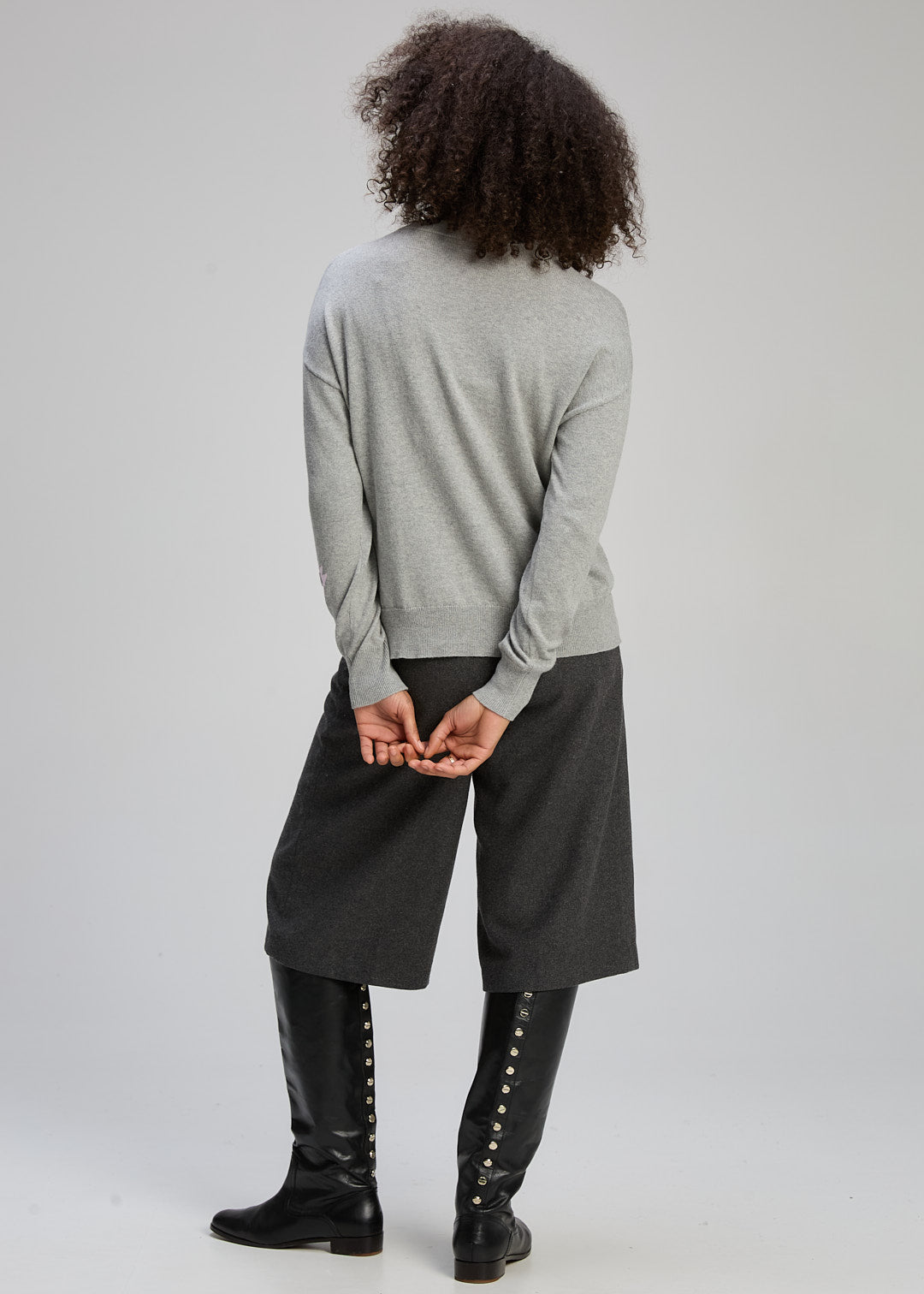 Zaket & Plover Petal Play Cardi Marl