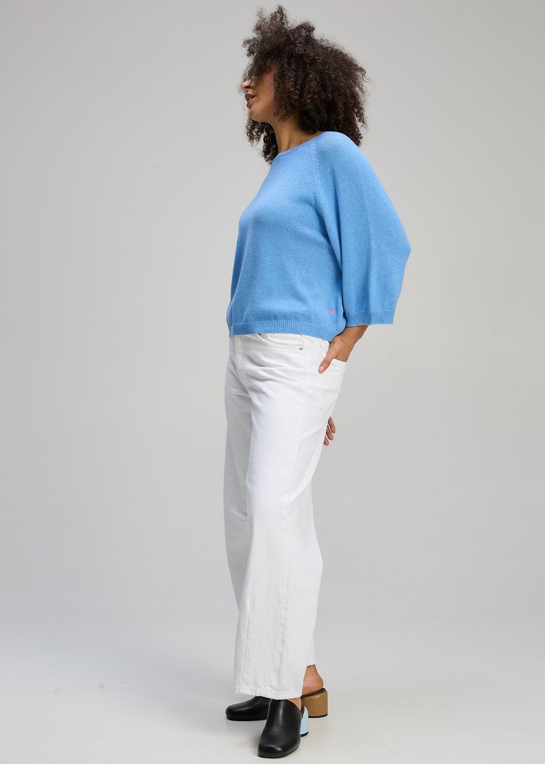 Zaket & Plover Boxy Crew Blueberry