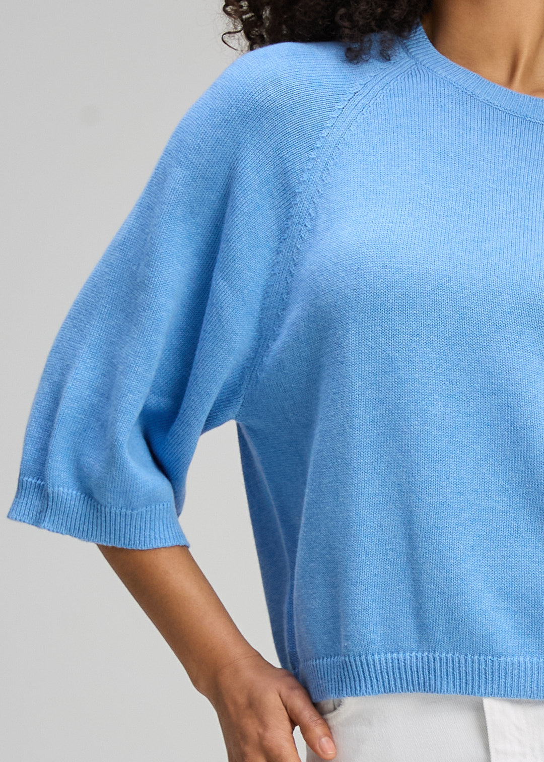 Zaket & Plover Boxy Crew Blueberry